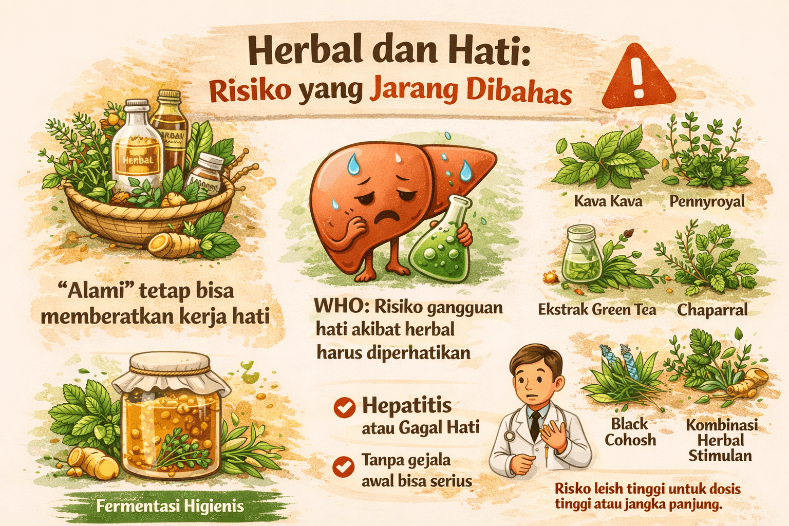 Herbal dan Hati: Risiko yang Jarang Dibahas
